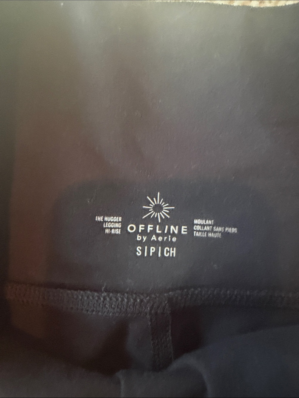 Girls' Black Stretch Leggings with Pockets - Picture 3 of 3